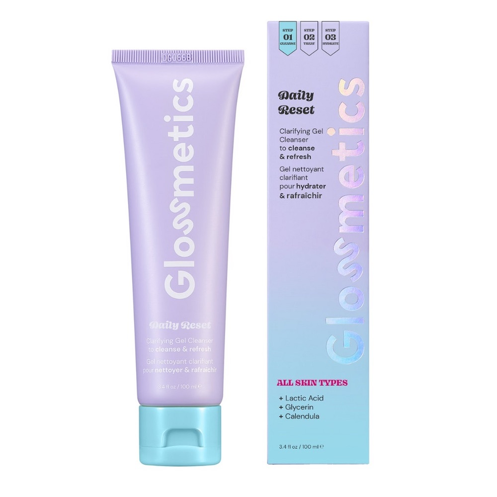 Glossmetics Daily Reset Gel Cleanser, full size NEW